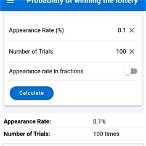 probability calculator for lottery